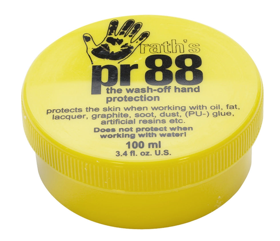 PR88 Hand Protectant 3.4 oz yellow jar for grease and grime skin protection