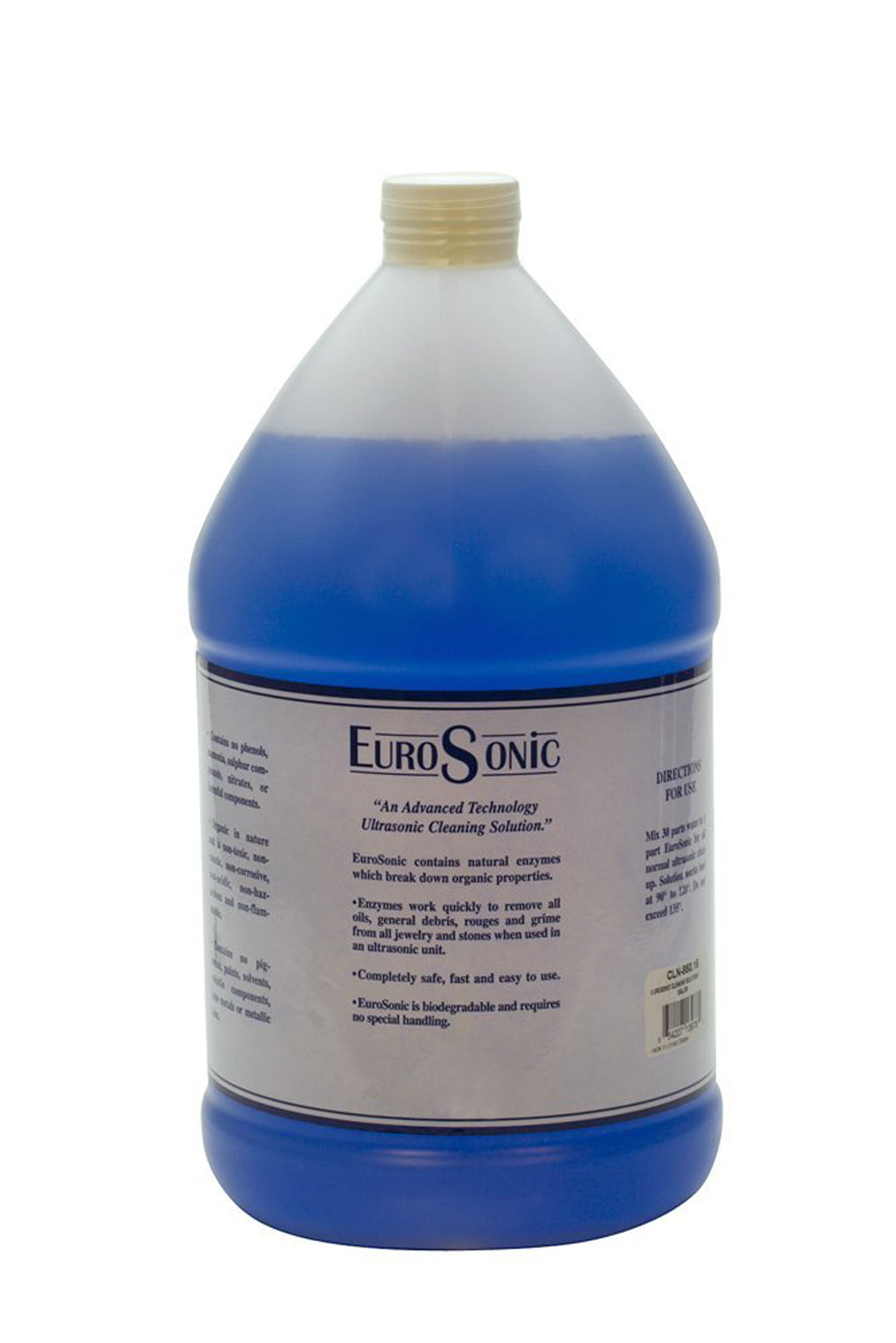 Eurosonic Jewelry Cleaning Solution 1 gallon non-toxic biodegradable ultrasonic concentrate