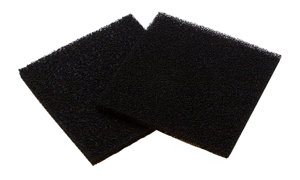 Pack of 2 replacement carbon filters for fume extractor fan CLN-950.00 with high-quality odor control carbon media