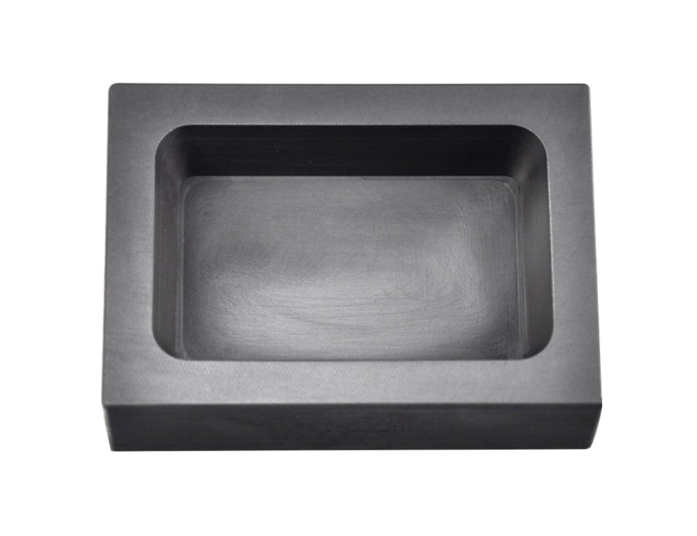 Copper rectangular graphite ingot mold with smooth cavity finish for 1/2 lb casting