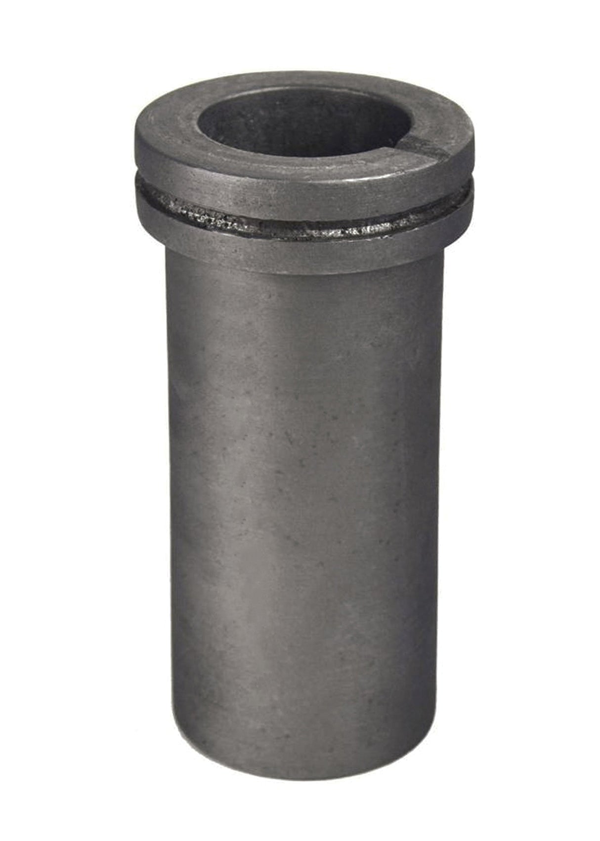 3 kg budget graphite crucible with groove for small-batch metal melting in labs and hobby shops