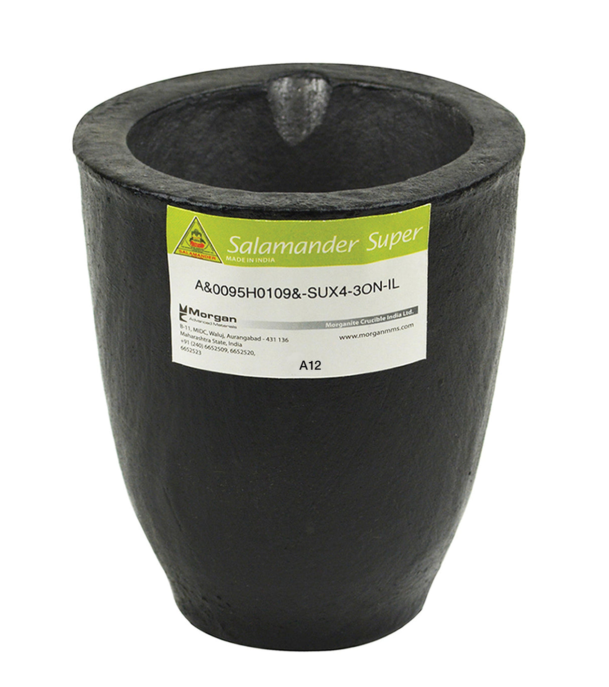 18 kg Salamander Super Clay Graphite crucible for high-temperature metal casting and alloy processing