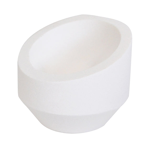 12 Oz 3" Diameter Ceramic Crucible Melting Dish with High Back by PMC Supplies