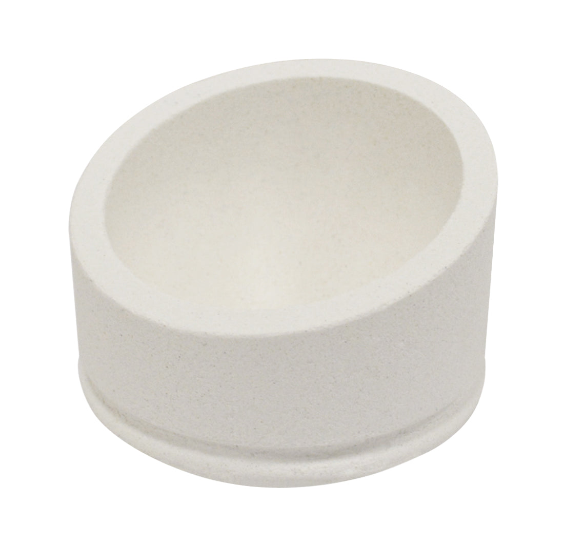 ProCast Quartz High-Density 20 oz. 400 DWT Platinum Melting Crucible High Back by PMC Supplies