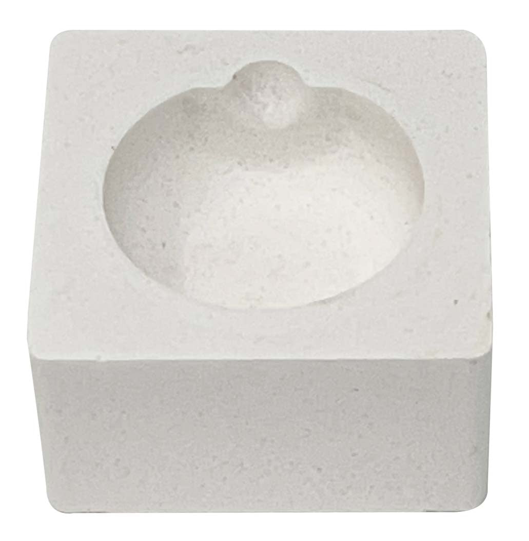 Square Ceramic Crucible 2" x 2" x 1" by PMC Supplies