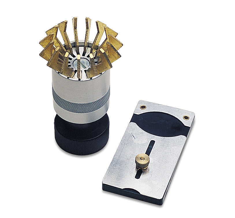 Crystal Lift precision tool for safe, scratch-free watch crystal removal with versatile jaw range and stable baseplate