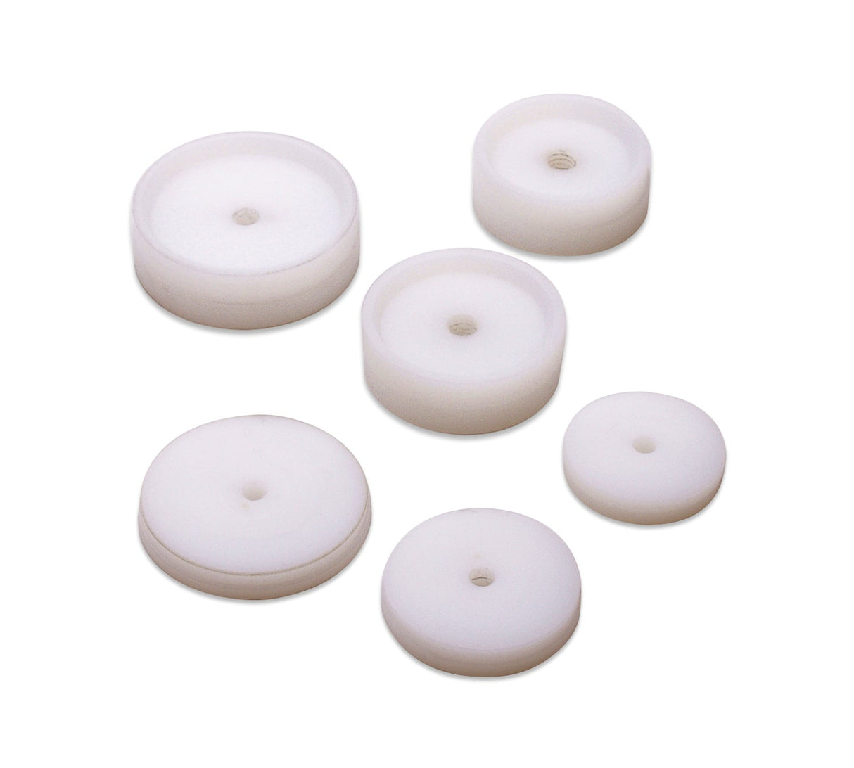 6 piece large nylon die set for oversized watch backs and snap-on cases