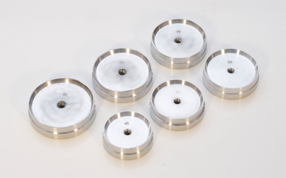 6 Piece Large Aluminum Die Set by PMC Supplies