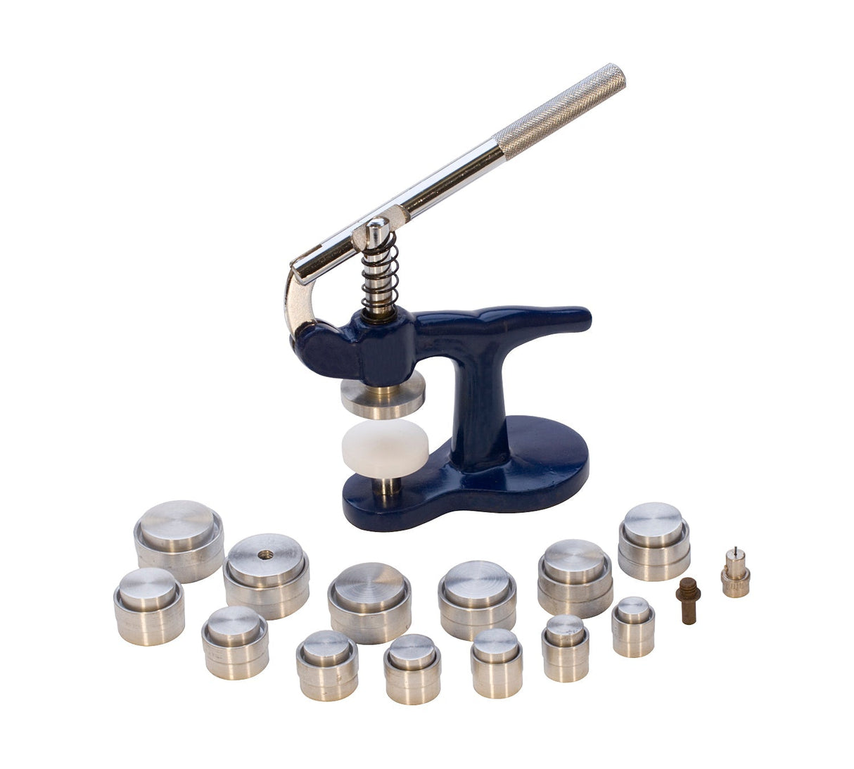 Case Closer w Metal Dies with multi-die setup and ergonomic handle for professional case closing tasks