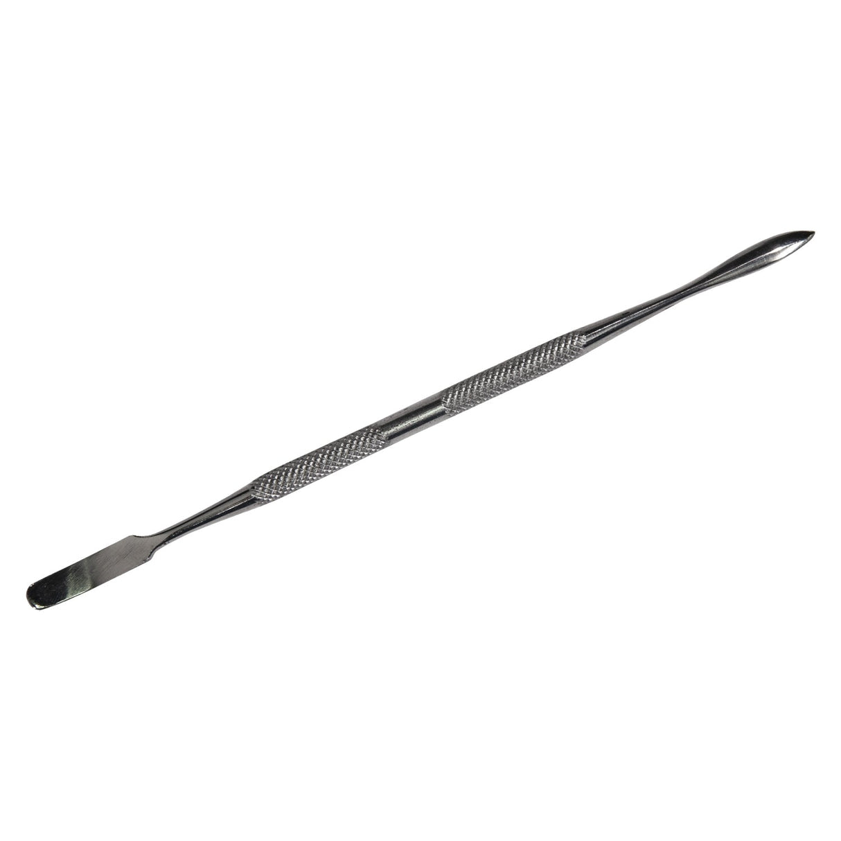 6-1/2" double-ended stainless steel wax carver with knurled handles for precise sculpting and durable grip