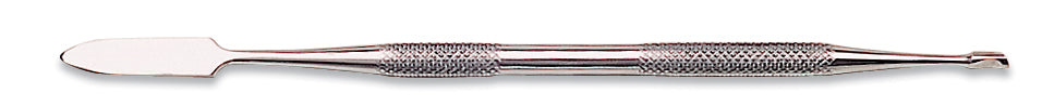 6-1/2 inch stainless steel double-ended wax carver with knurled grip for precise wax sculpting
