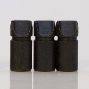 Set of 3 black knurled type covers for CWR-600.00 case opener providing non-slip grip and protection