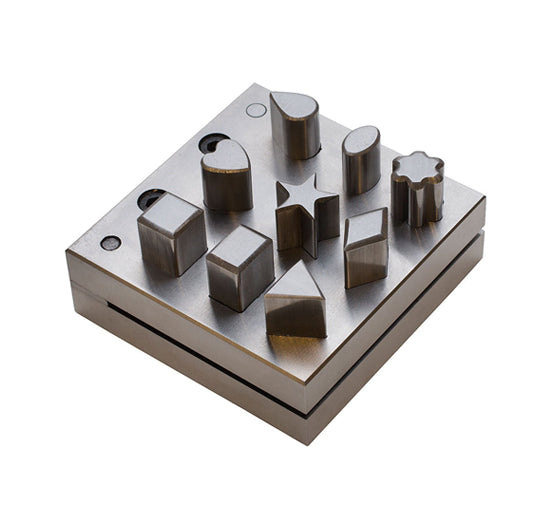 Disc Cutter w/ 9 Assorted Shapes by PMC Supplies