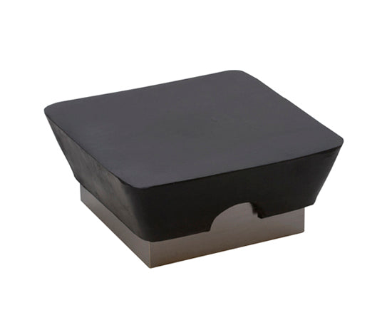 2-1/2" Steel and Rubber Bench Block by PMC Supplies