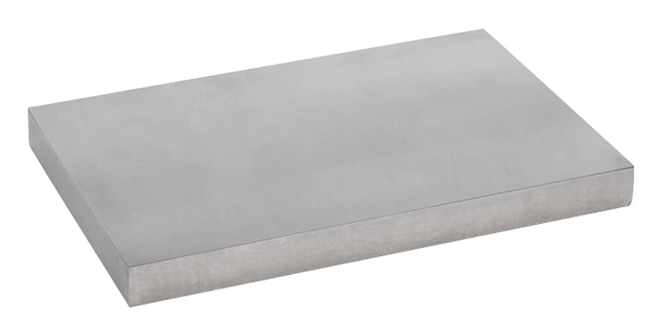 6 x 4 x 1/2 inch steel bracelet bench block for jewelry making and stamping