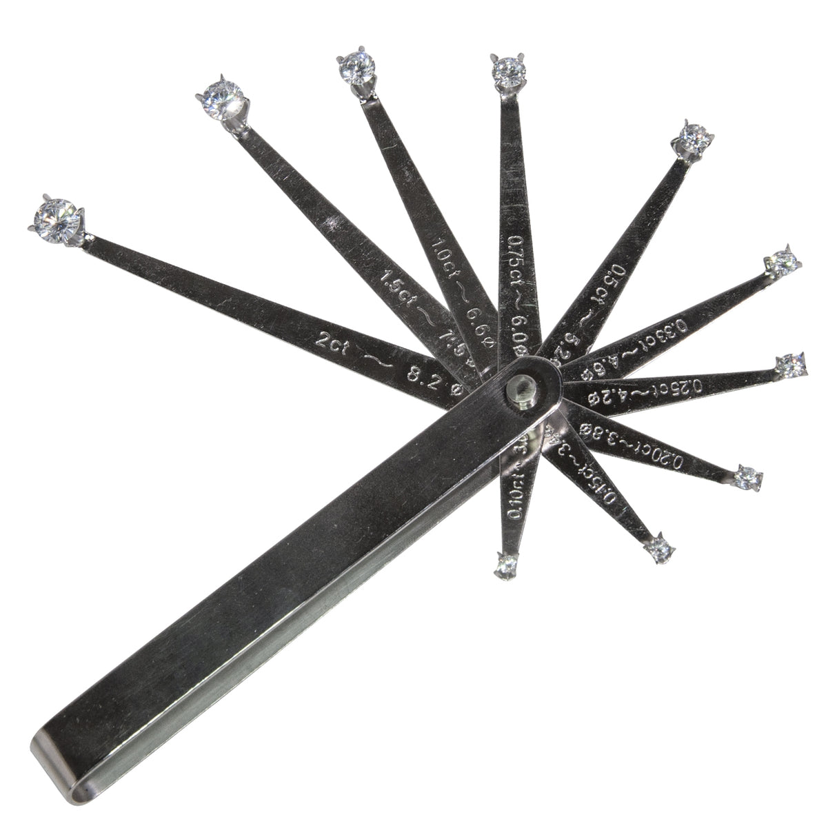 Diamond Seller Brilliant Cuts Cubic Zirconia 0.10-2 Carats - 10 Sizes by PMC Supplies