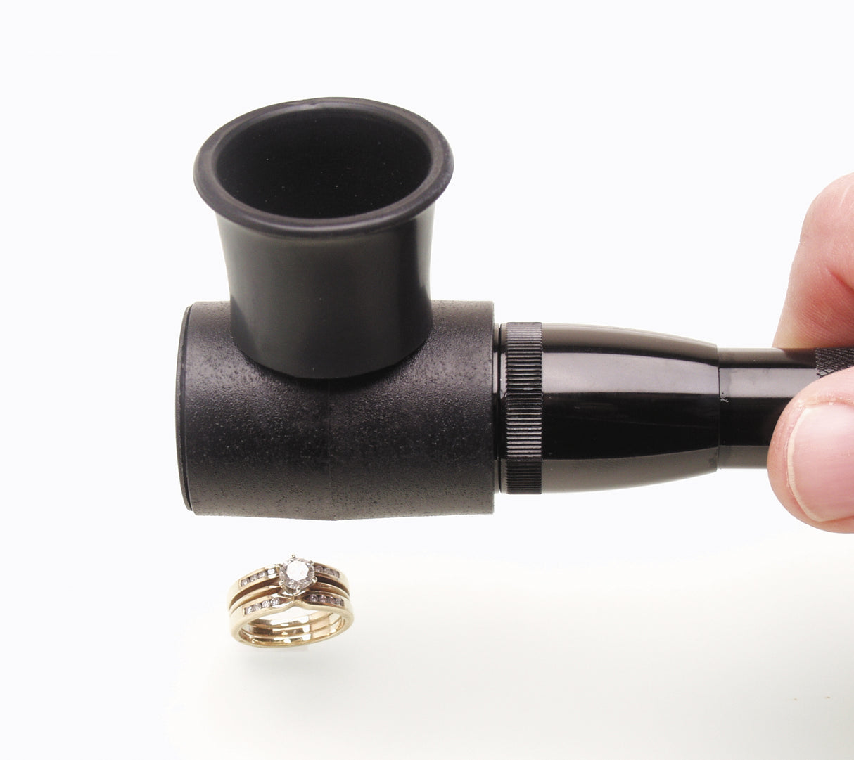 Detachable 10X Lighted Magnifier w/ Maglite by PMC Supplies