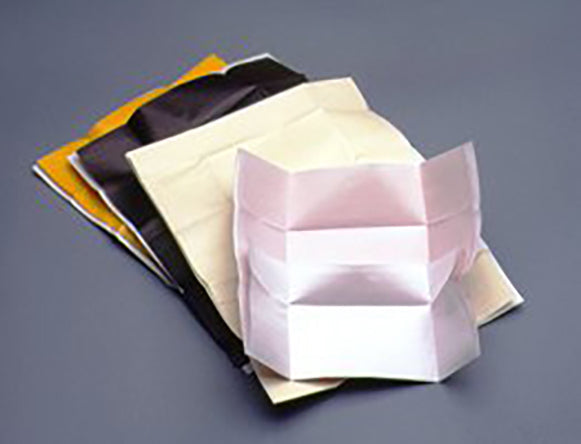 Pack of 25 Ruby Stone Papers for colored stone display and presentation