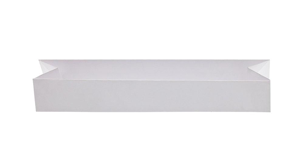 5-inch large gem paper tray flat folded for gemstone sorting in white paper