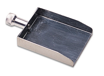 Large Square Shovel with chrome-plated handle for precise scooping in jewelry and metalwork tasks
