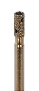 4 MM Core Drill with 3 MM Shank diamond-coated for precise ceramic tile and glass drilling