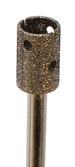 6.50 MM core drill with 3 MM shank diamond-coated for precision drilling in ceramic tile and glass