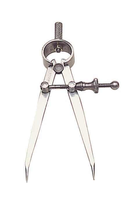 3-Inch Economy Divider tool for precise layout and machining with quick-adjust nut and durable steel construction