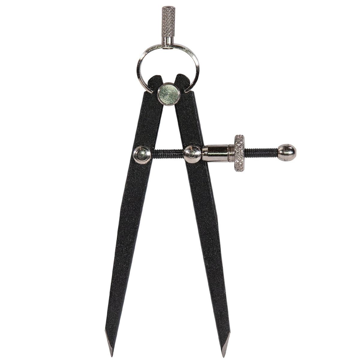 4-inch economy divider tool with quick adjust nut for precise measuring and marking