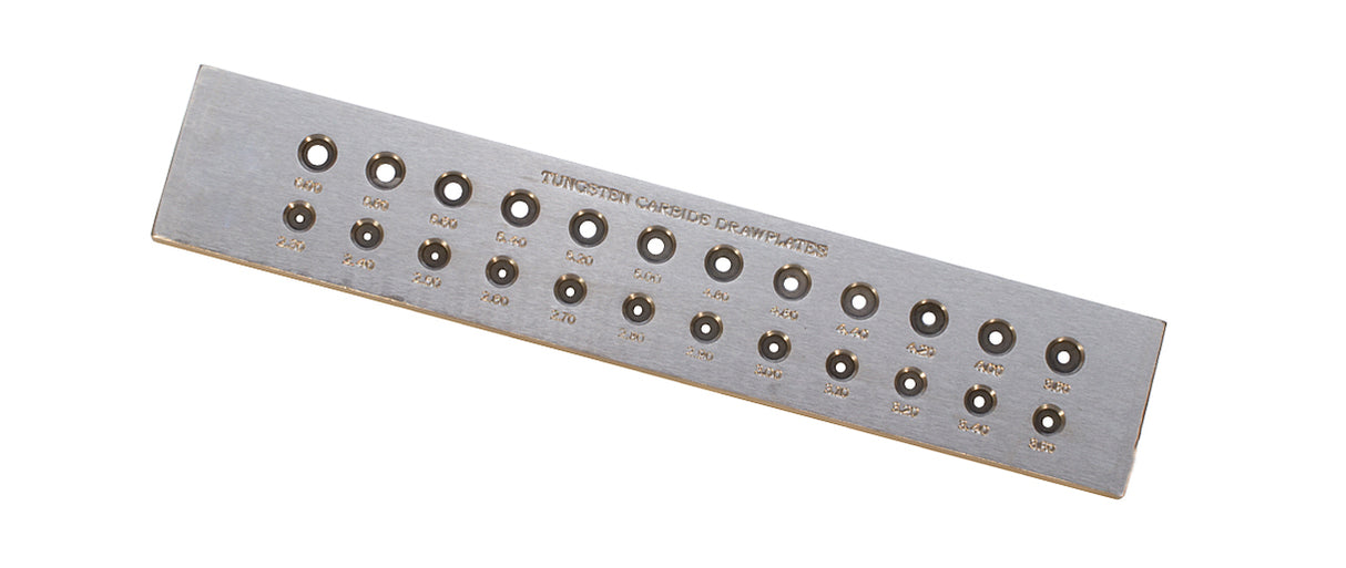 24 Hole Tungsten Carbide Drawplate by PMC Supplies