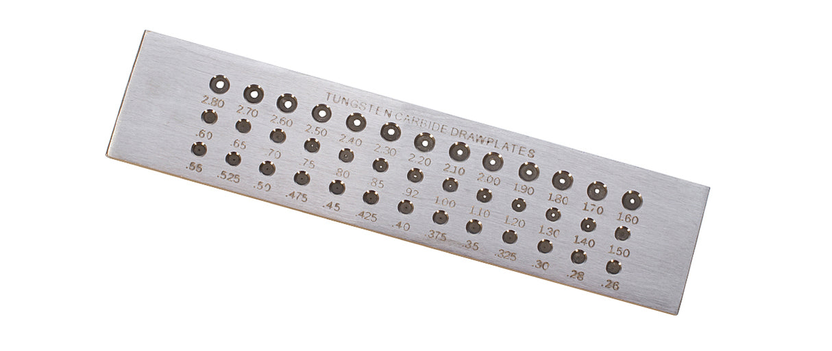 39 Hole Tungsten Carbide Drawplate by PMC Supplies