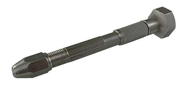 Swivel Head Pin Vise with four collet sizes for precise drilling and tapping tasks