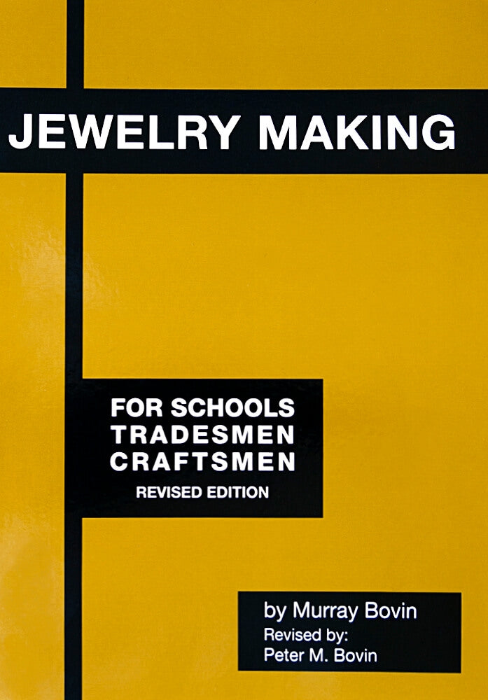 Cover of Jewelry Making by Murray Bovin showing detailed enameling techniques and jewelry craft illustrations