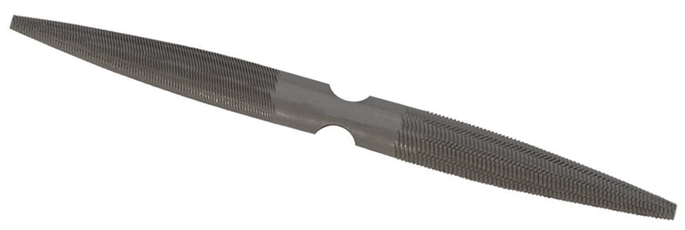 8-inch standard double-ended wax file with medium and coarse cut for shaping plastic, wax, wood, and metal clay