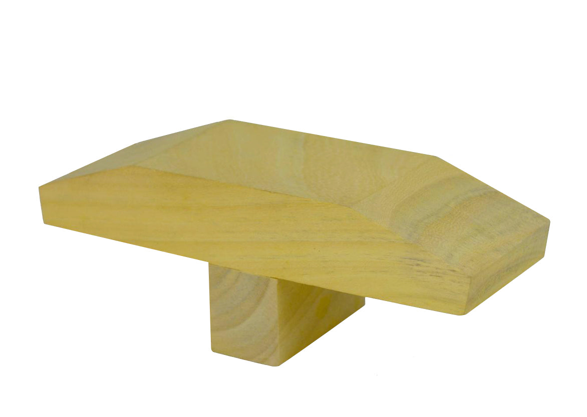 6 inch by 2 inch T-Type wooden bench pin for woodworking and jewelry making workbenches