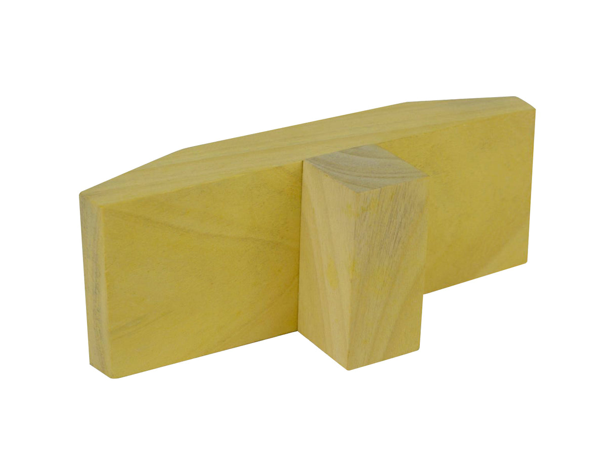 6" x 2" T-Type Wooden Bench Pin by PMC Supplies