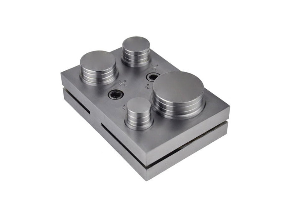 4-piece round circle steel disc cutter set with sizes 1 to 2 inches for precise metal cutting
