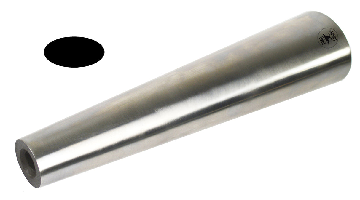 12-inch casted oval bracelet mandrel made of durable steel for shaping and sizing bracelets and cuffs