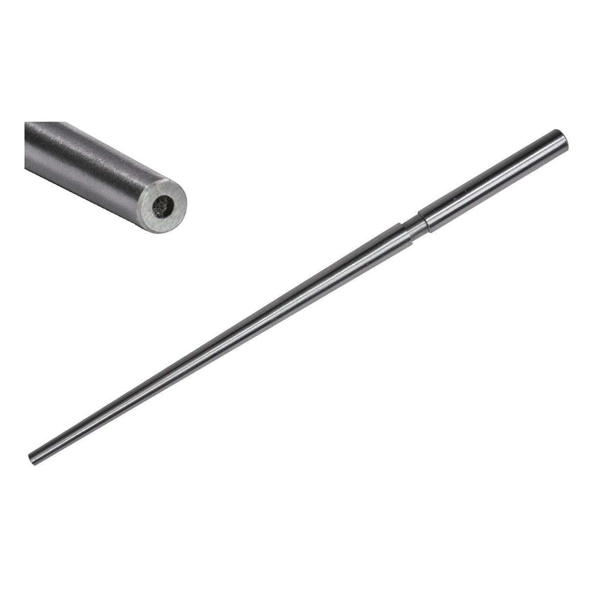 Steel round bezel mandrel 11-inch polished durable tool for precise jewelry bezel forming 5.9mm to 12mm diameter