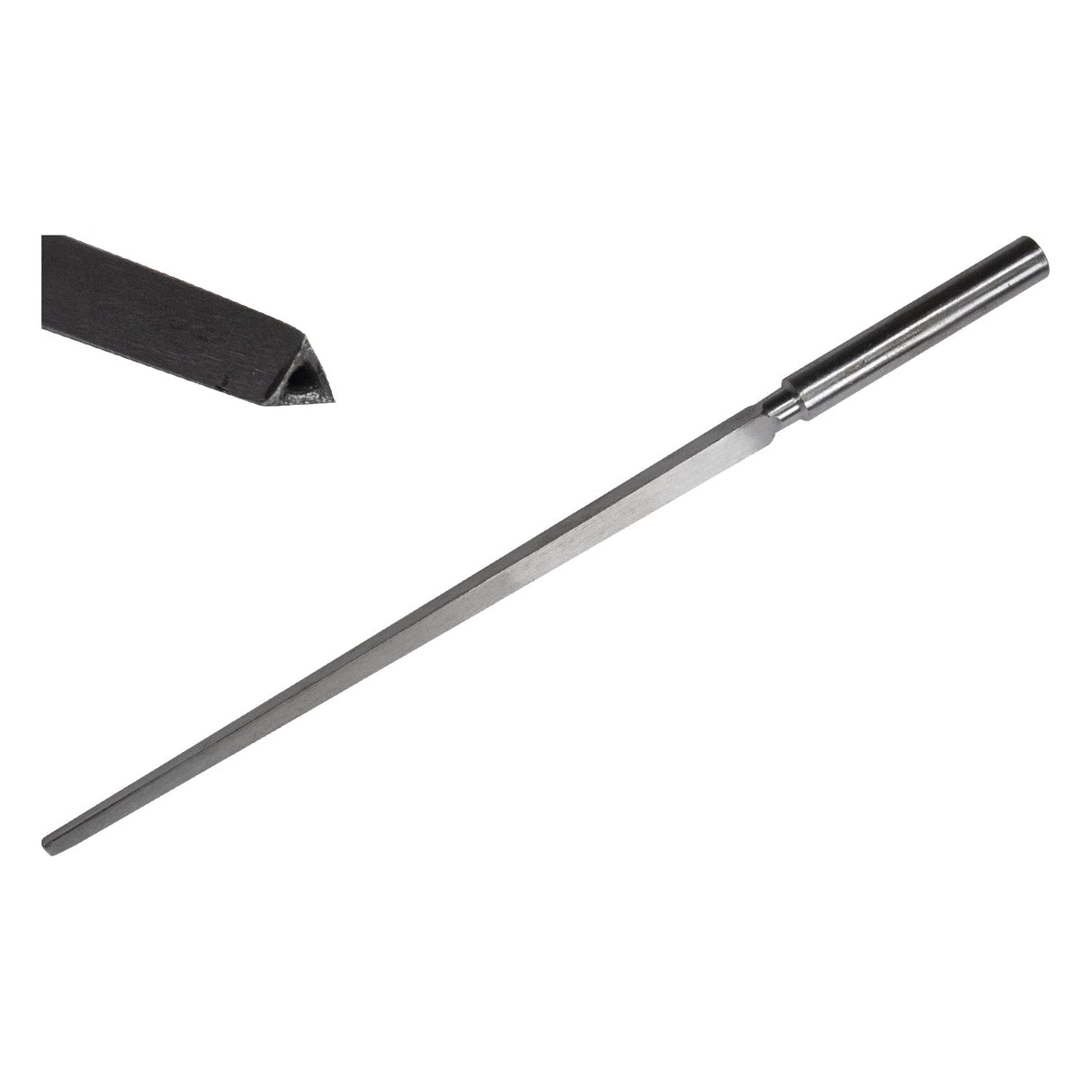Steel Triangular Bezel Mandrel 11 inch polished steel jewelry tool for bezel forming and wire wrapping