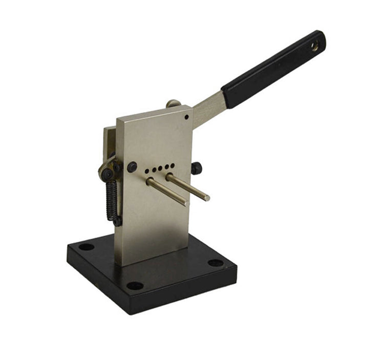 Wire guillotine cutter tool with black handle for precise multi-wire cutting and non-pinching action