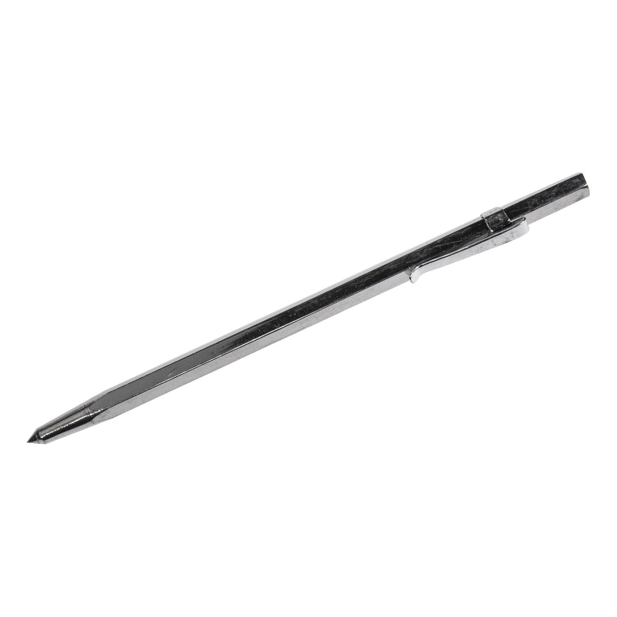 6-inch carbide scriber pencil type precision marking tool with fine point and polished finish for metal, plastic, and wood
