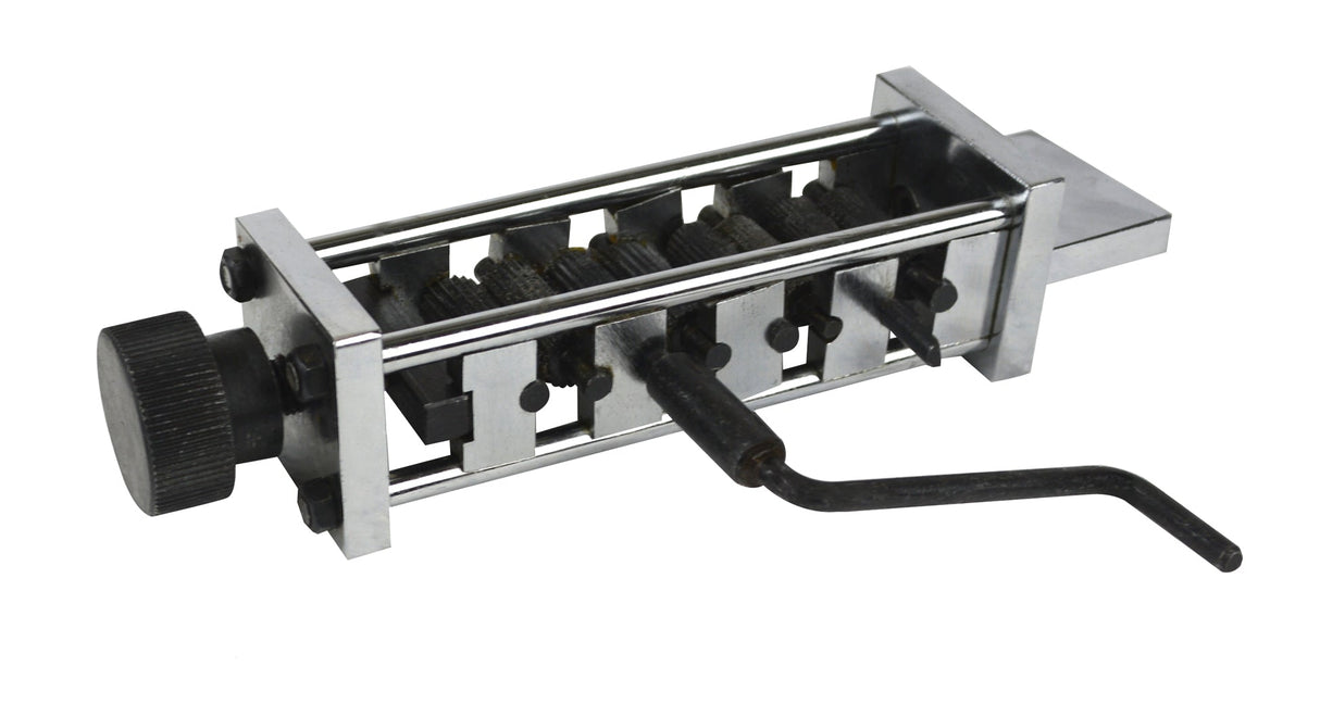 Italian Model Zig-Zag Machine jewelry tool with 7/8" wide rollers for metal texturing