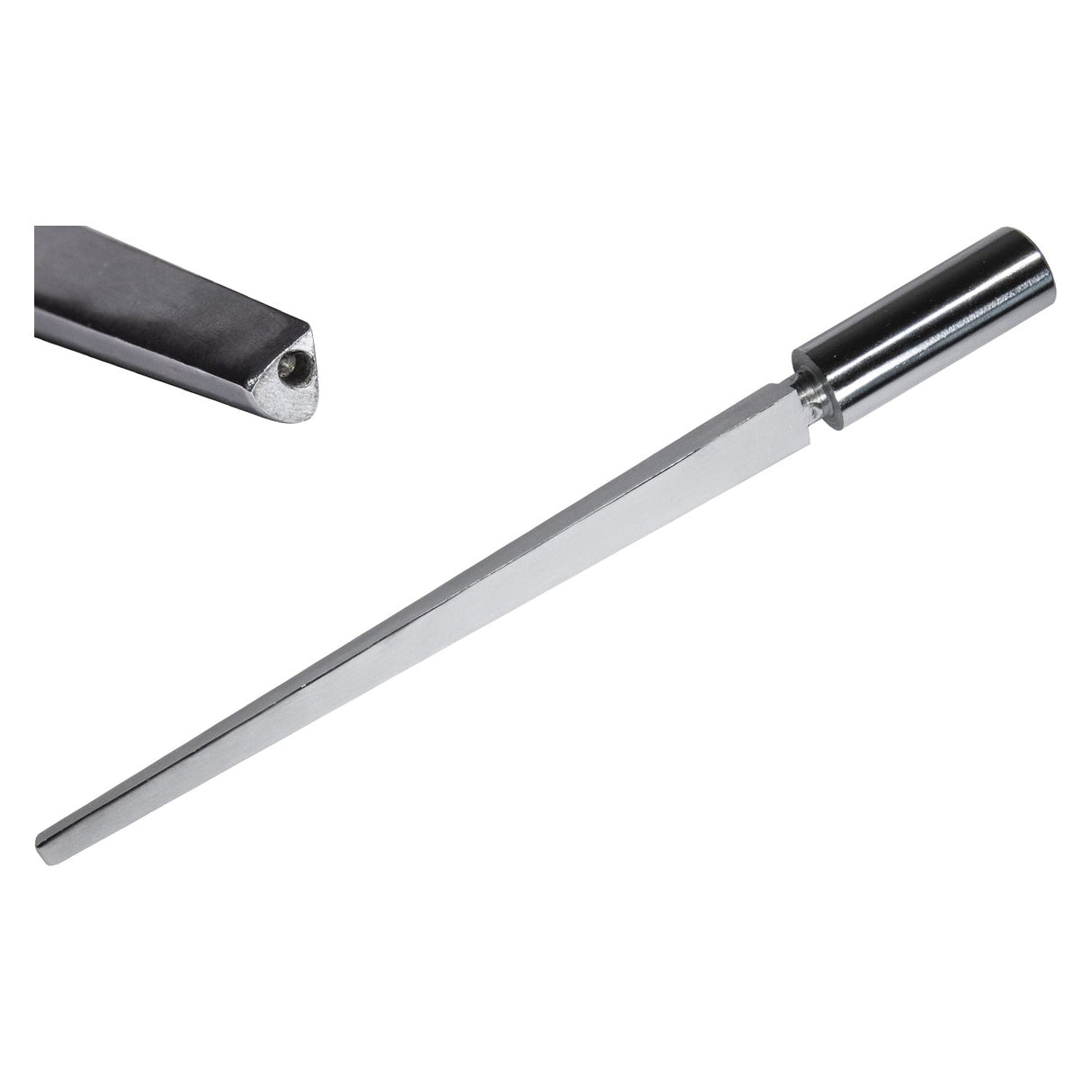 11-inch steel tear drop ring mandrel for jewelry shaping and ring sizing