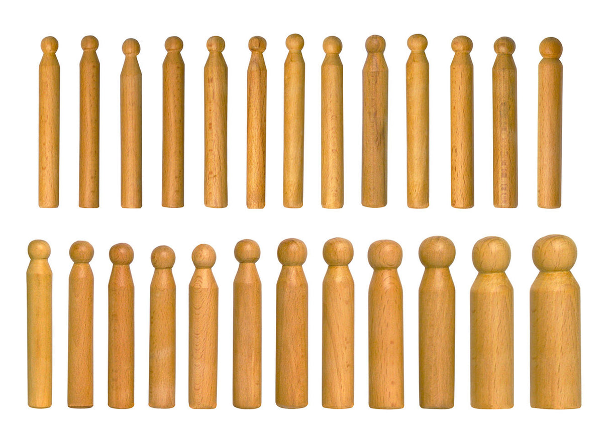24 Piece Wooden Dapping and Doming Punch Set by PMC Supplies