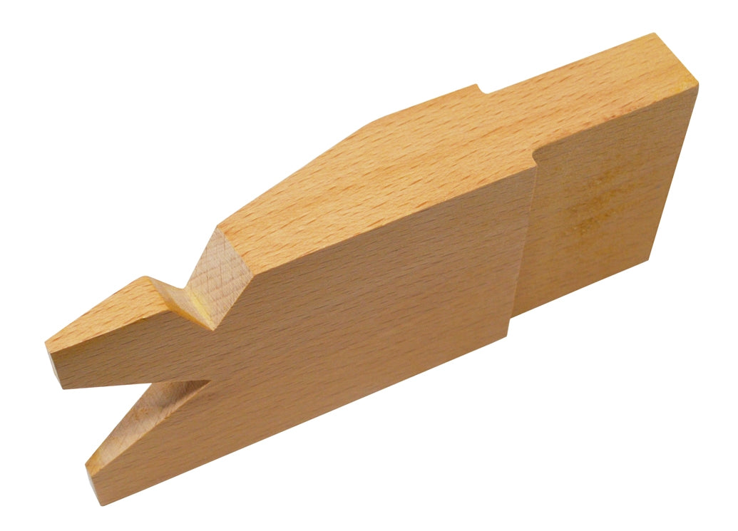 Wooden Double V-Slot Pre Notched Bench Pin by PMC Supplies