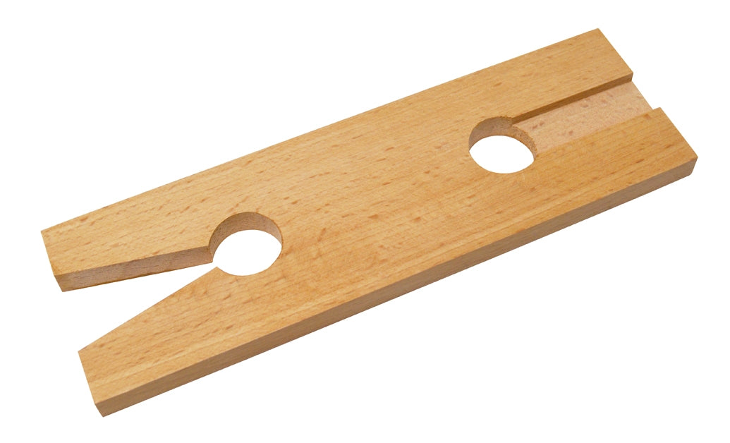7-1/2" x 2-1/4" Wooden V-Slot Bench Pin by PMC Supplies