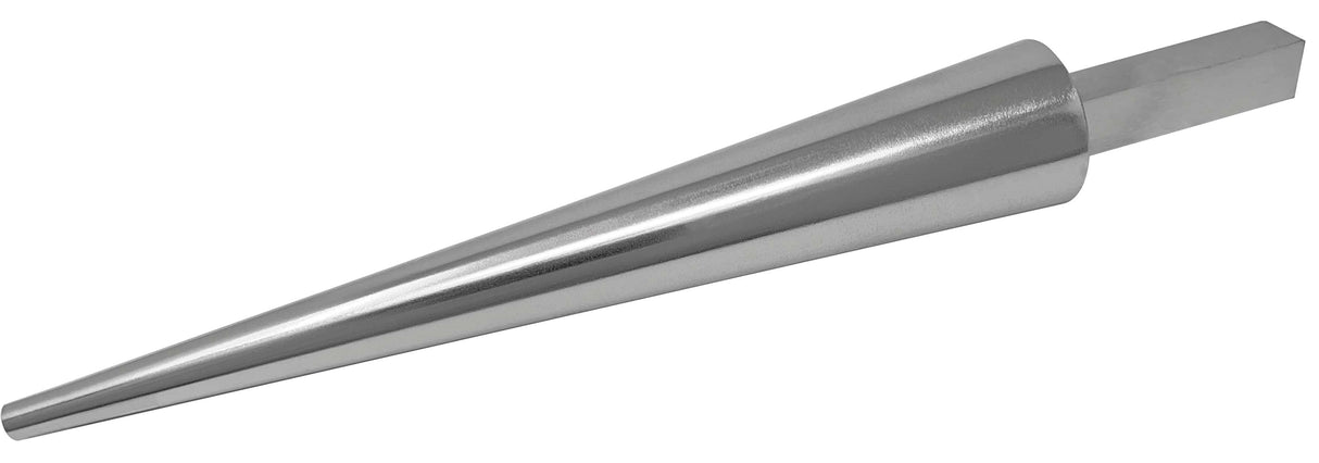 12" Hoop Earring Mandrel with tang for shaping hoops from 3/8" to 2", polished steel tool for jewelers
