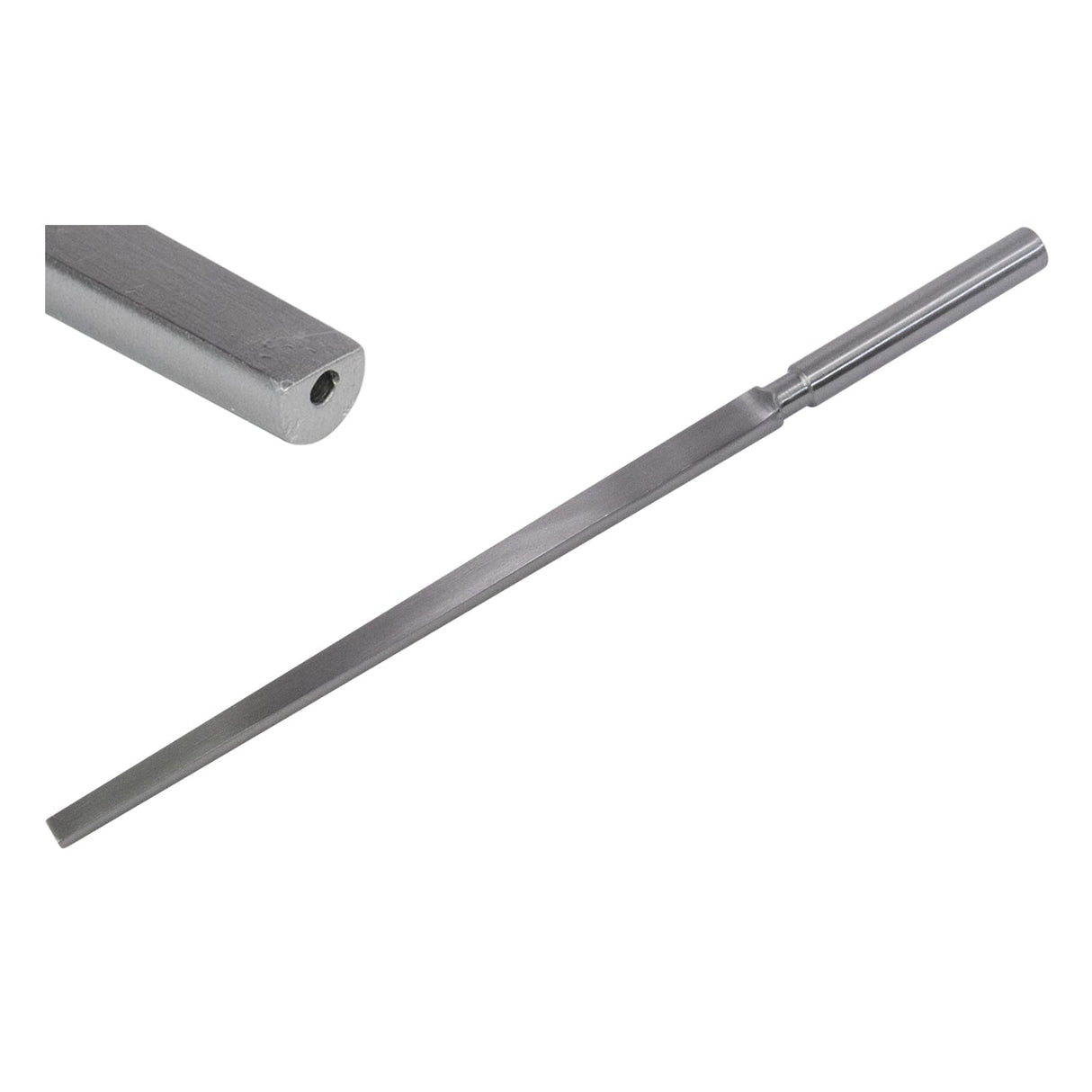 Bezel Mandrel Half Round stainless steel jewelry shaping tool for precise bezel forming and chain link crafting