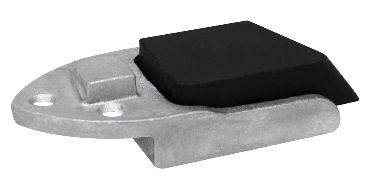 Compact bench filing block with rubber pad for precise, vibration-free detail work