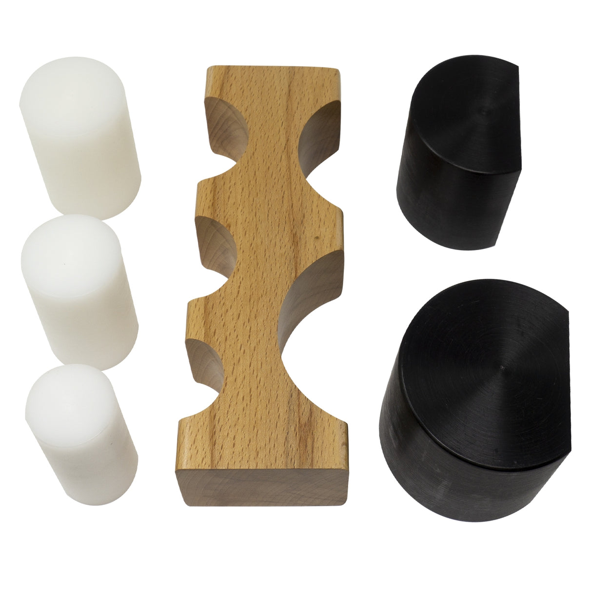 Hardwood Forming Block and Nylon Shaper Set by PMC Supplies